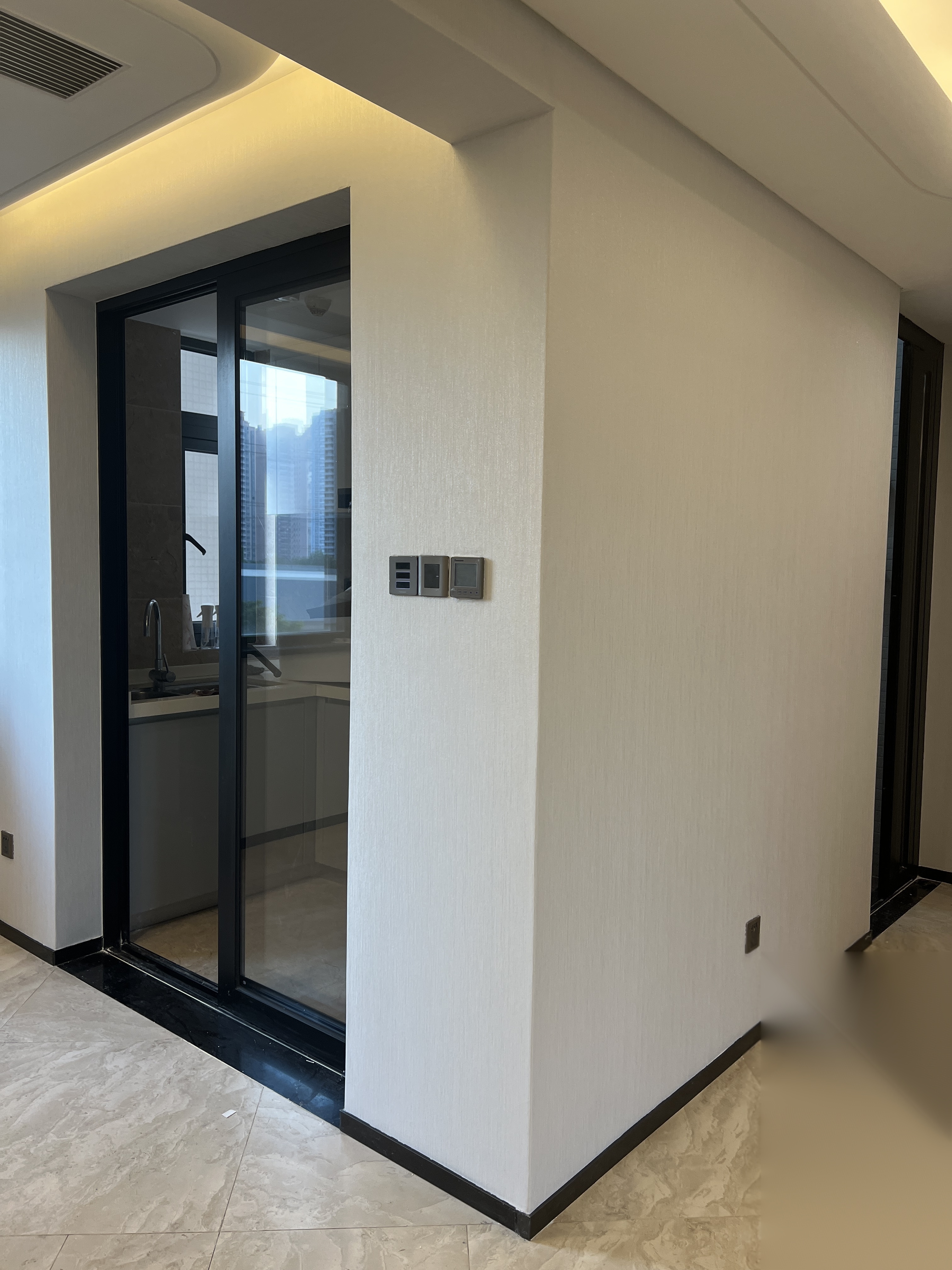 全屋布灵布灵墙布上墙，简约轻奢
