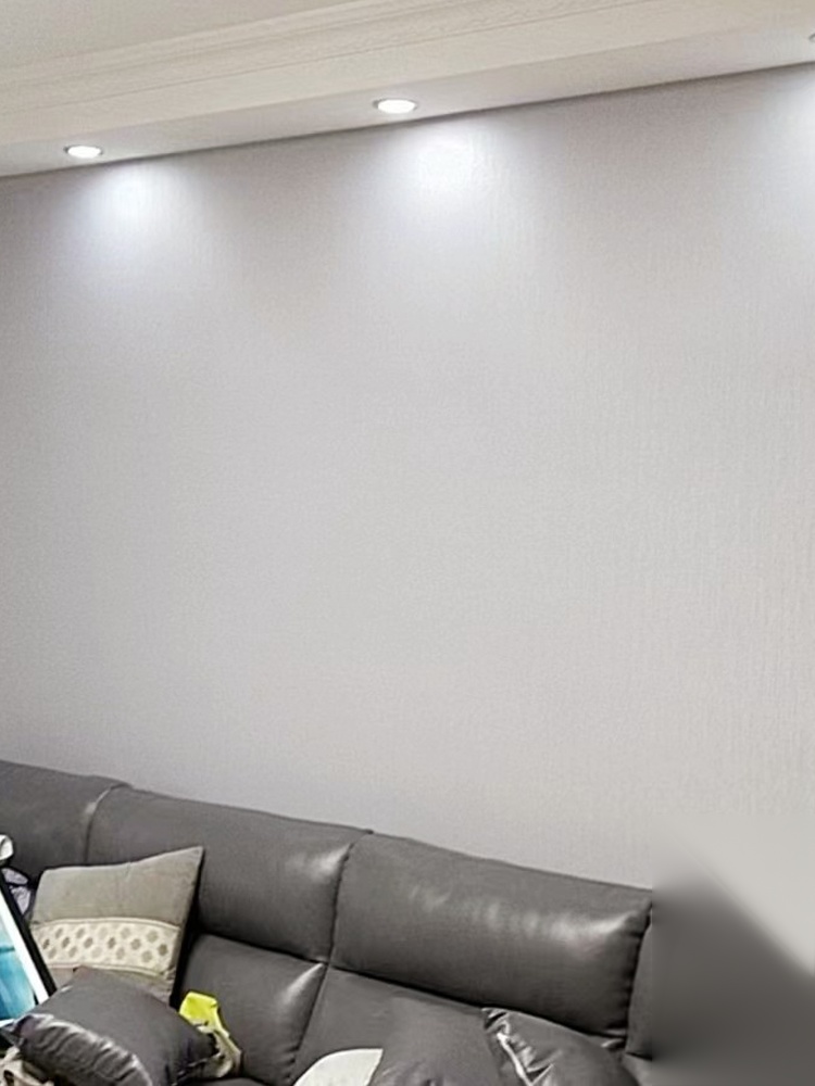 高级灰墙布施工效果
